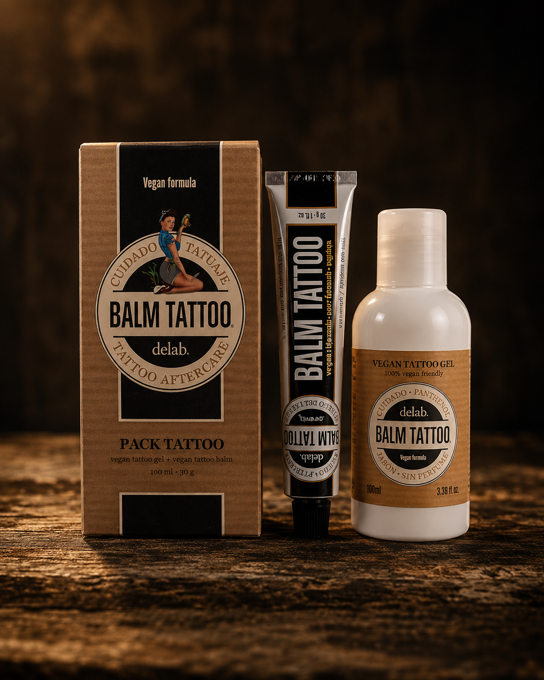 Balm Tattoo - Tattoo Aftercare Set - Pflegecreme + Waschgel (vegan & pH-neutral)