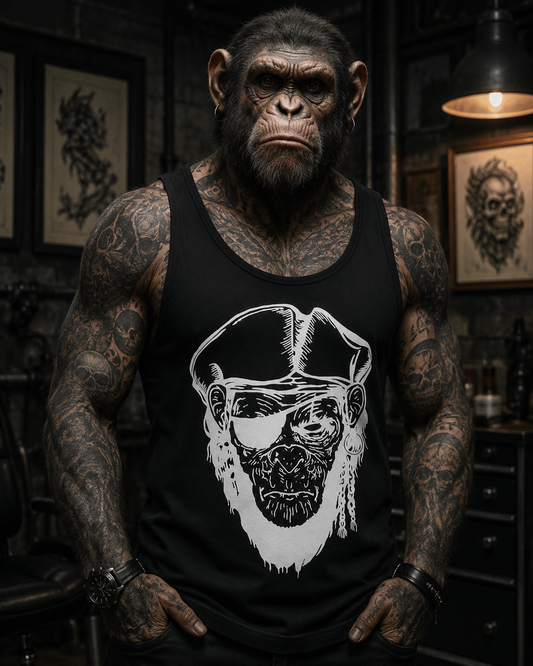 Tank Top mit Monkey Print