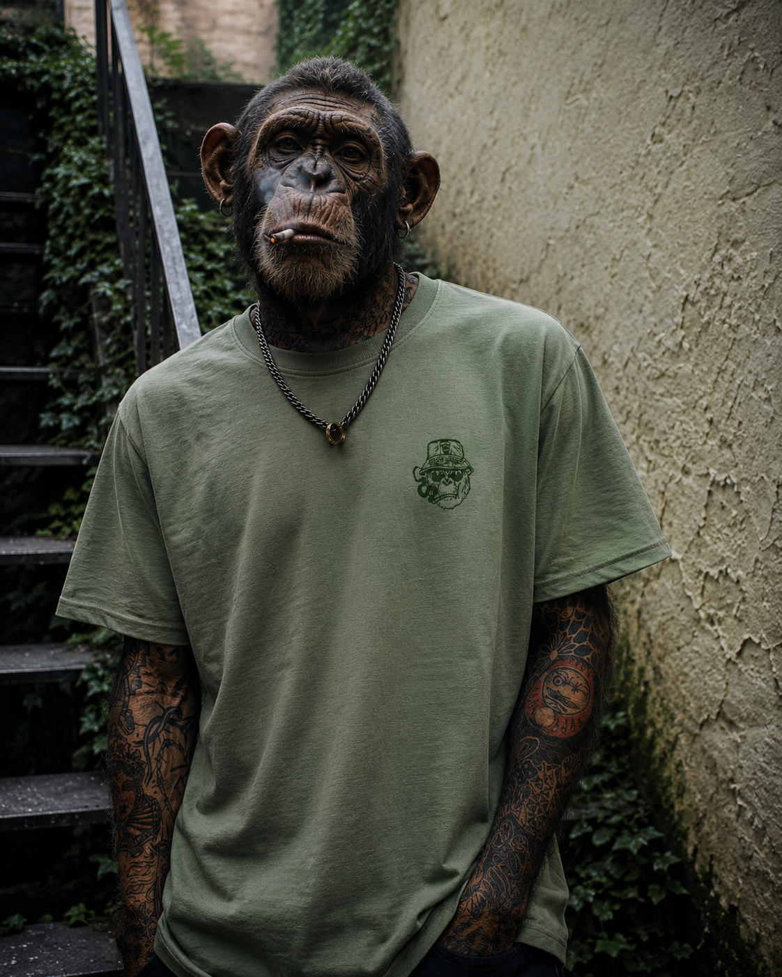 T-Shirt Ares — Grün (Ares Design)