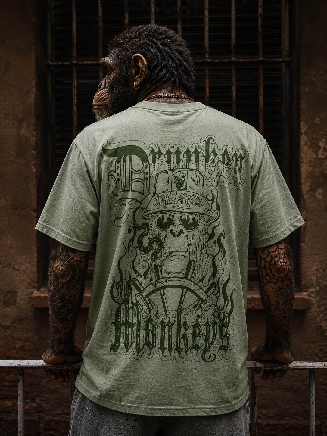 T-Shirt Ares — Grün (Ares Design)