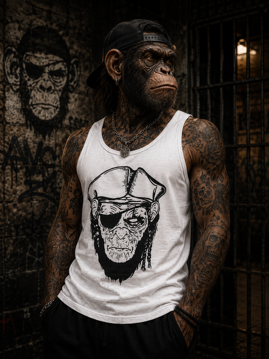 Tank Top mit Monkey Print