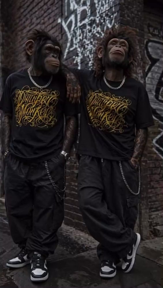T-Shirt Piro x  mit gelben Print