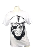 Weißes shirt mit großen Monkey Front Print