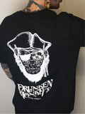 T-Shirt mit Monkey Print - tiefschwarz